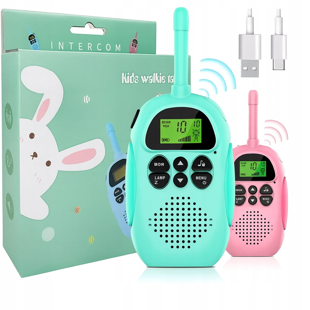 Walkie Talkie for Kids Two-Way Radios Set of 2 Long Range Elbows Toki