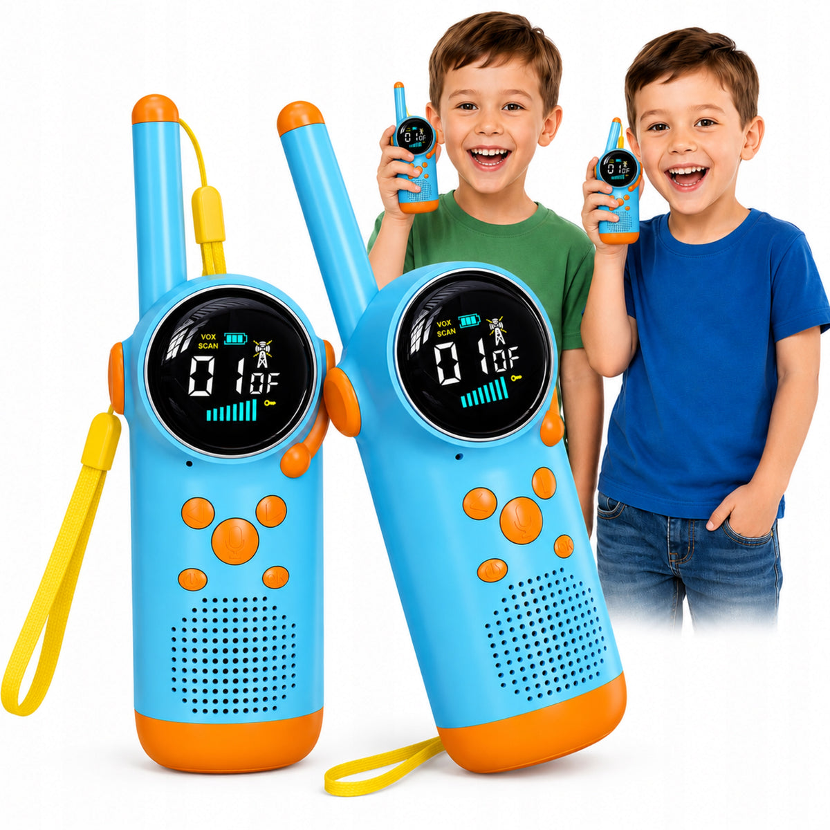 Walkie Talkie walkie talkie for children 2x LCD flashlight gift for child