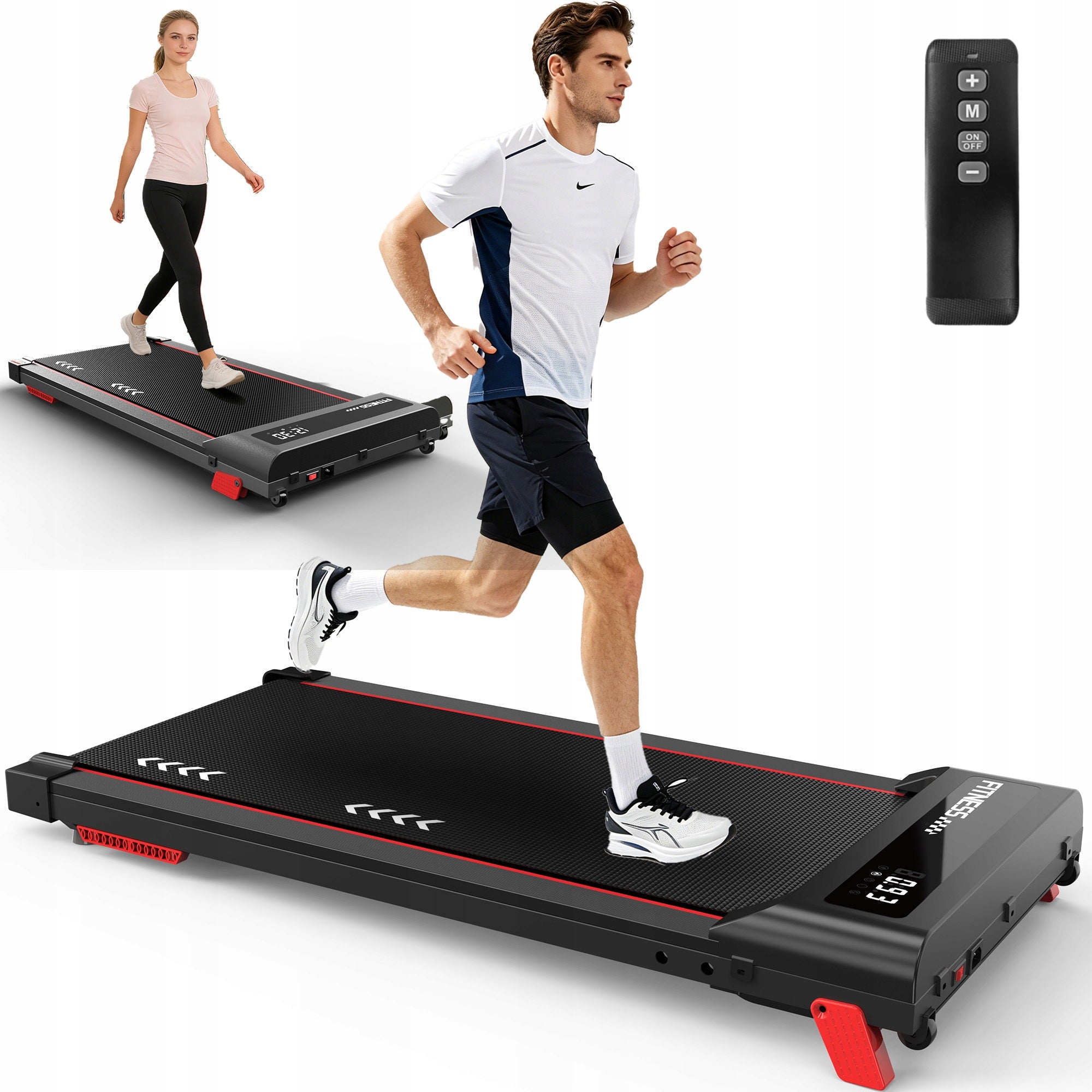 Walking Pad bieżnia pod biurko elektryczna 4% nachylenie 6km/h 2,25HP 120kg