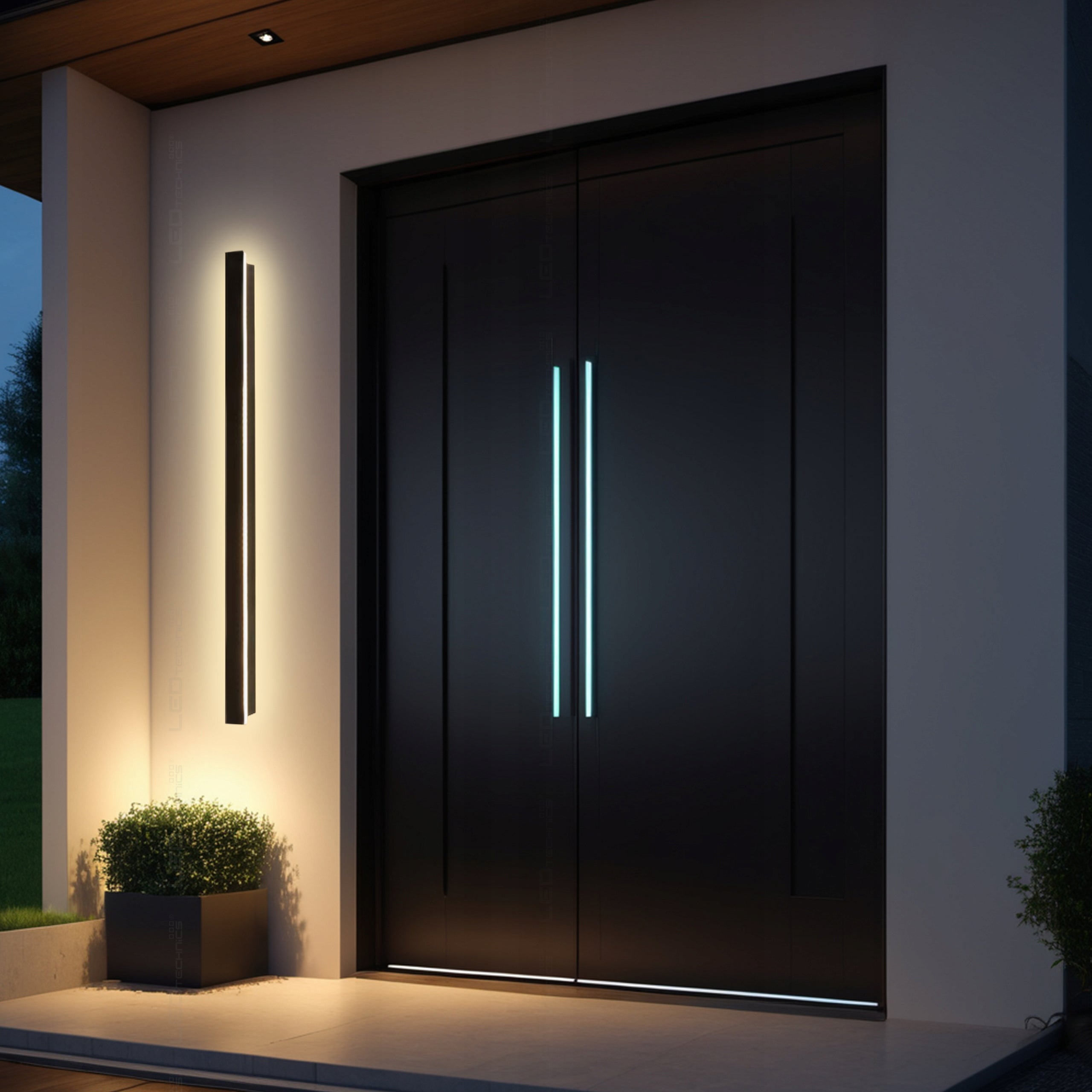 Wall Facade Lamp 45W LED CCD Outdoor Garden Wall Lamp IP65 150cm Packaging status original