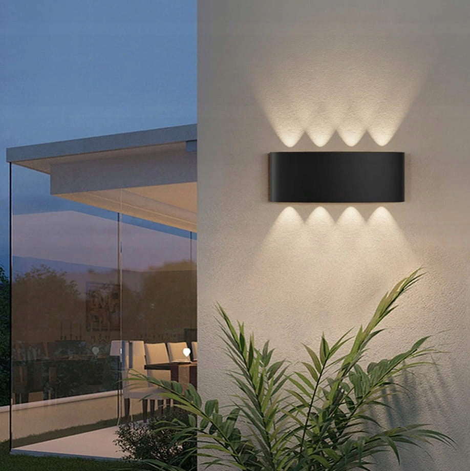 Wall Facade Lamp 8W LED Wall Lamp Outdoor Garden Top Down Alu Manufacturer code K054