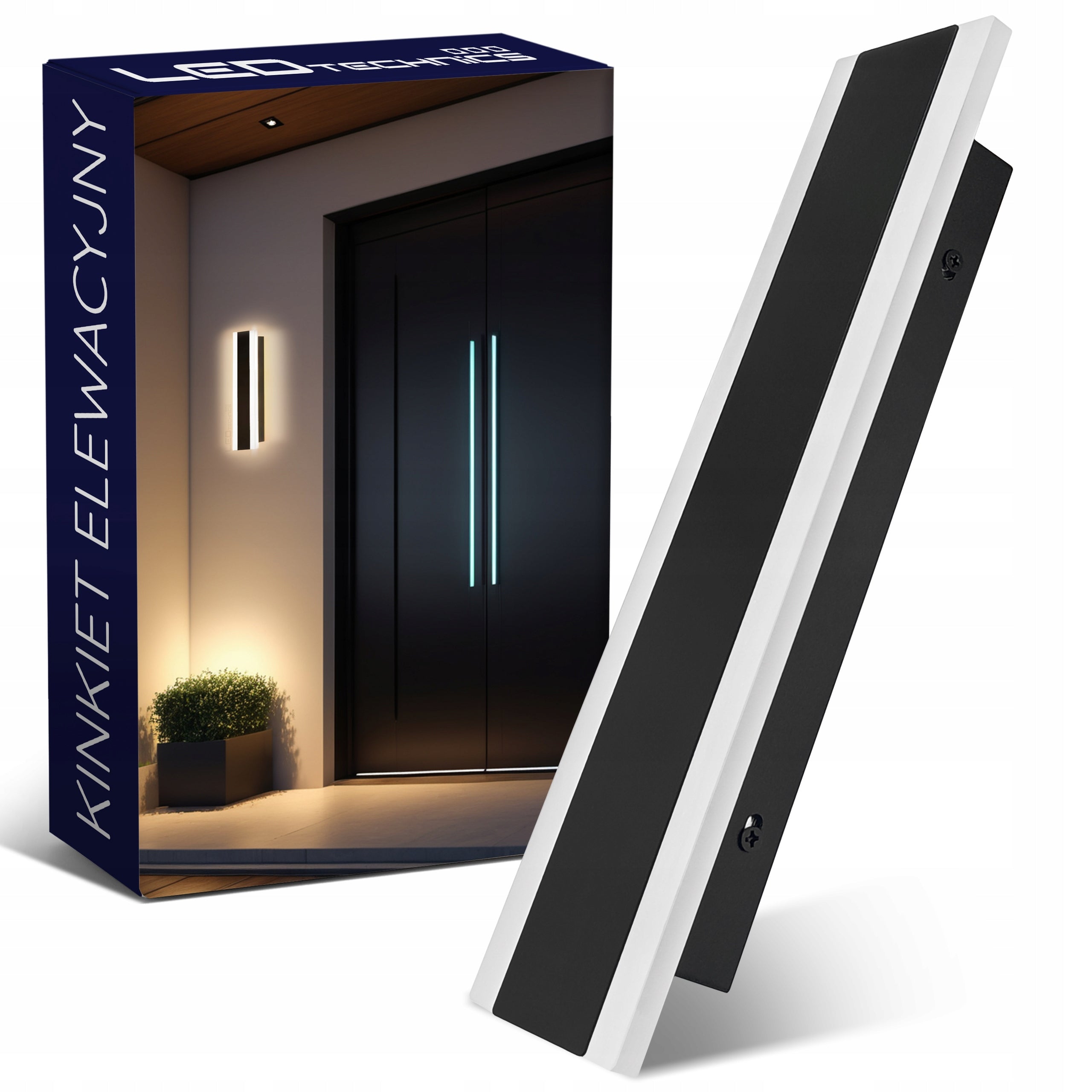 Wall Facade Lamp 9W LED CCD Outdoor Garden Wall Lamp IP65 30cm
