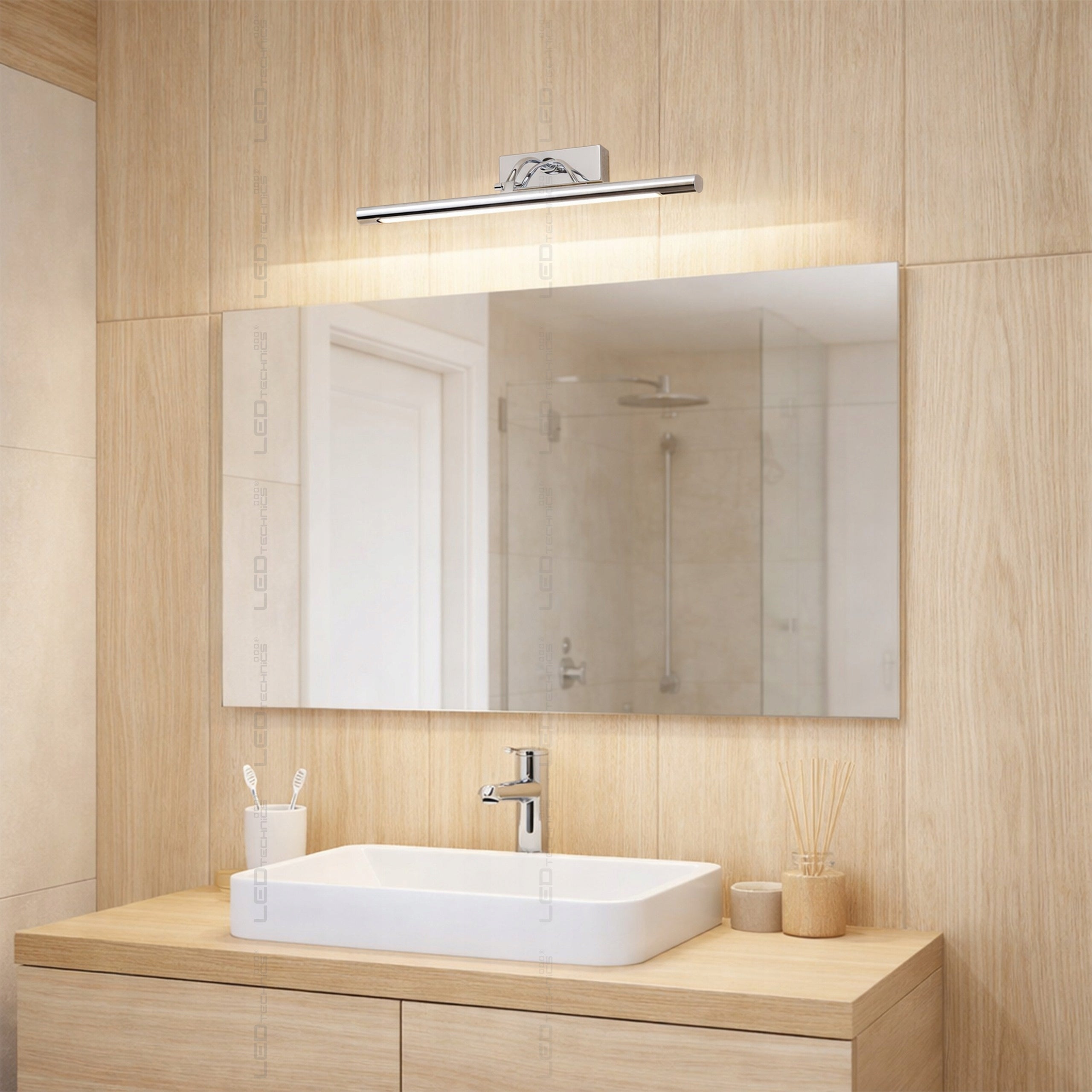 Wall Lamp 15W LED Bathroom Wall Lamp Over Mirror 60cm Neutral Packaging status original