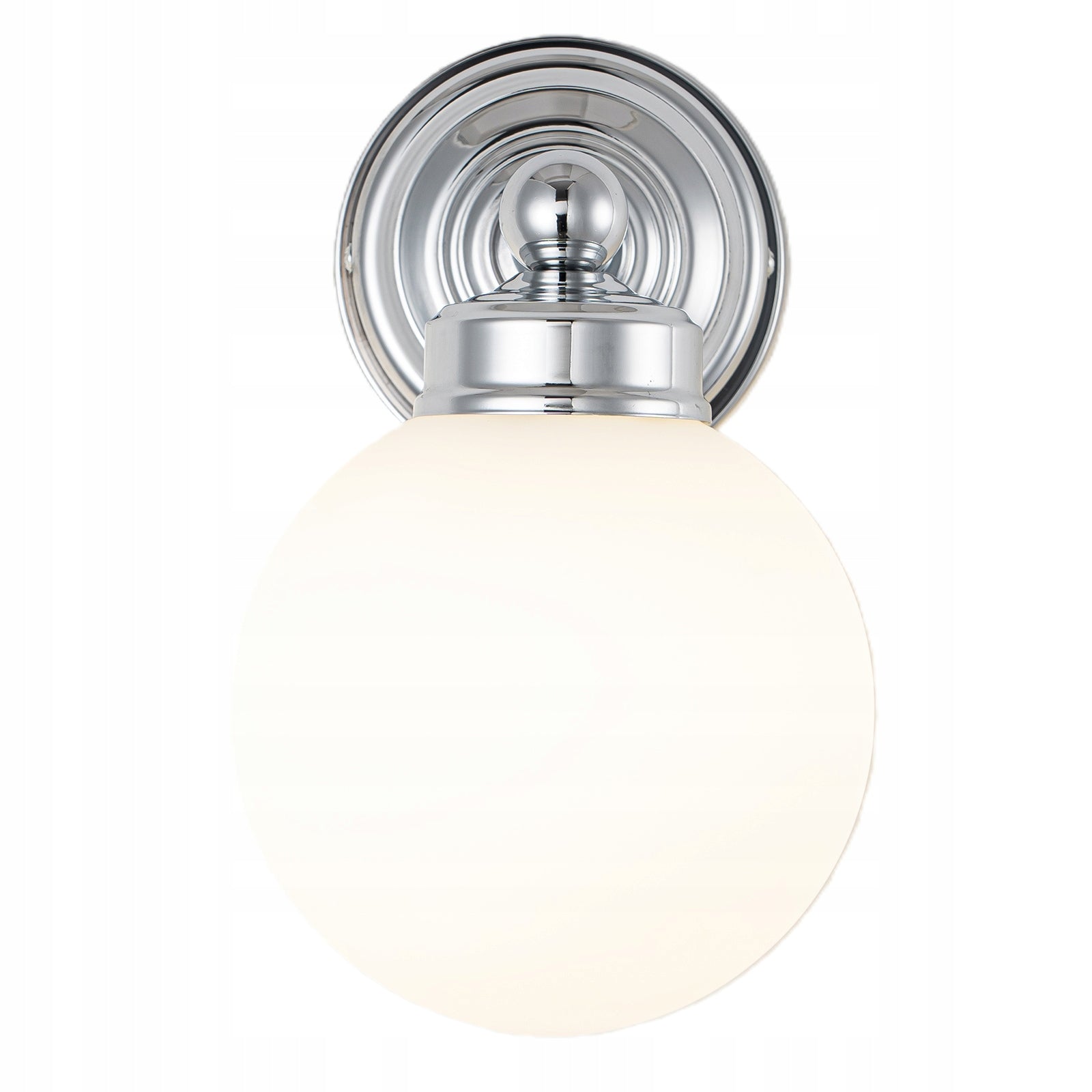 Wall Lamp Bathroom Chrome Modern Milo Glass IP44 LED E27 Manufacturer code EO-WL1230