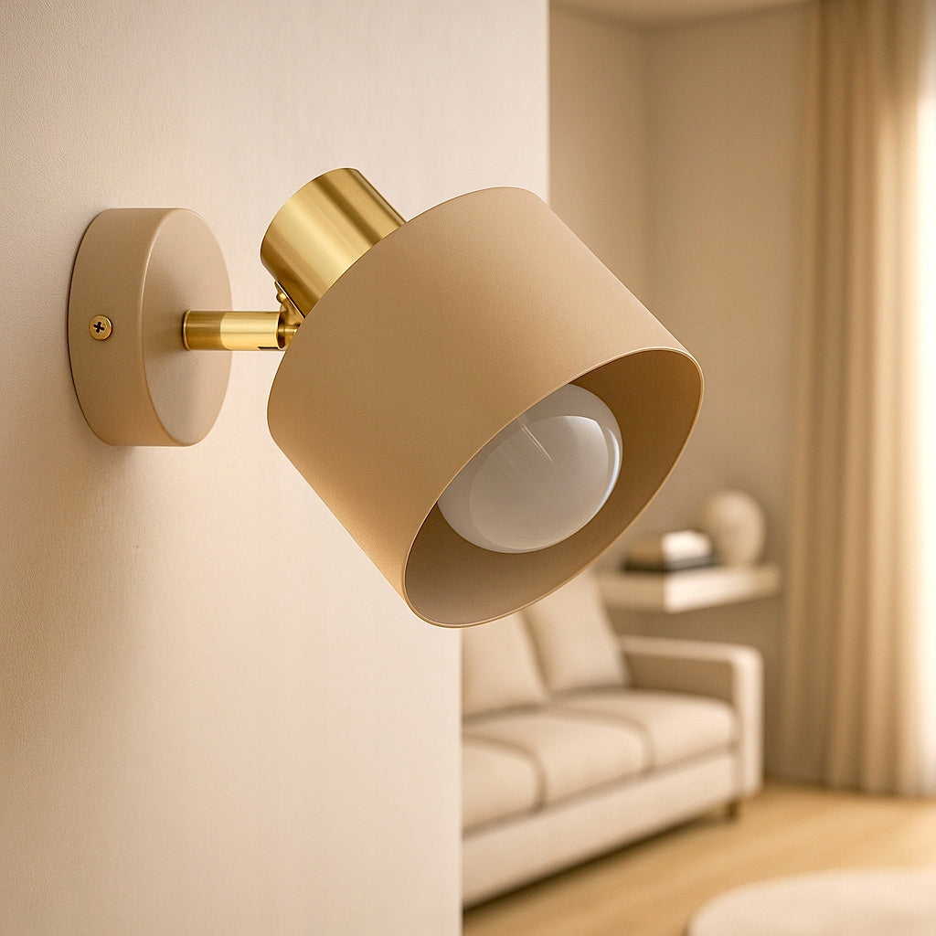 Wall Lamp Beige Cream Cashmere for Hallway Kitchen Room 485 Packaging status original
