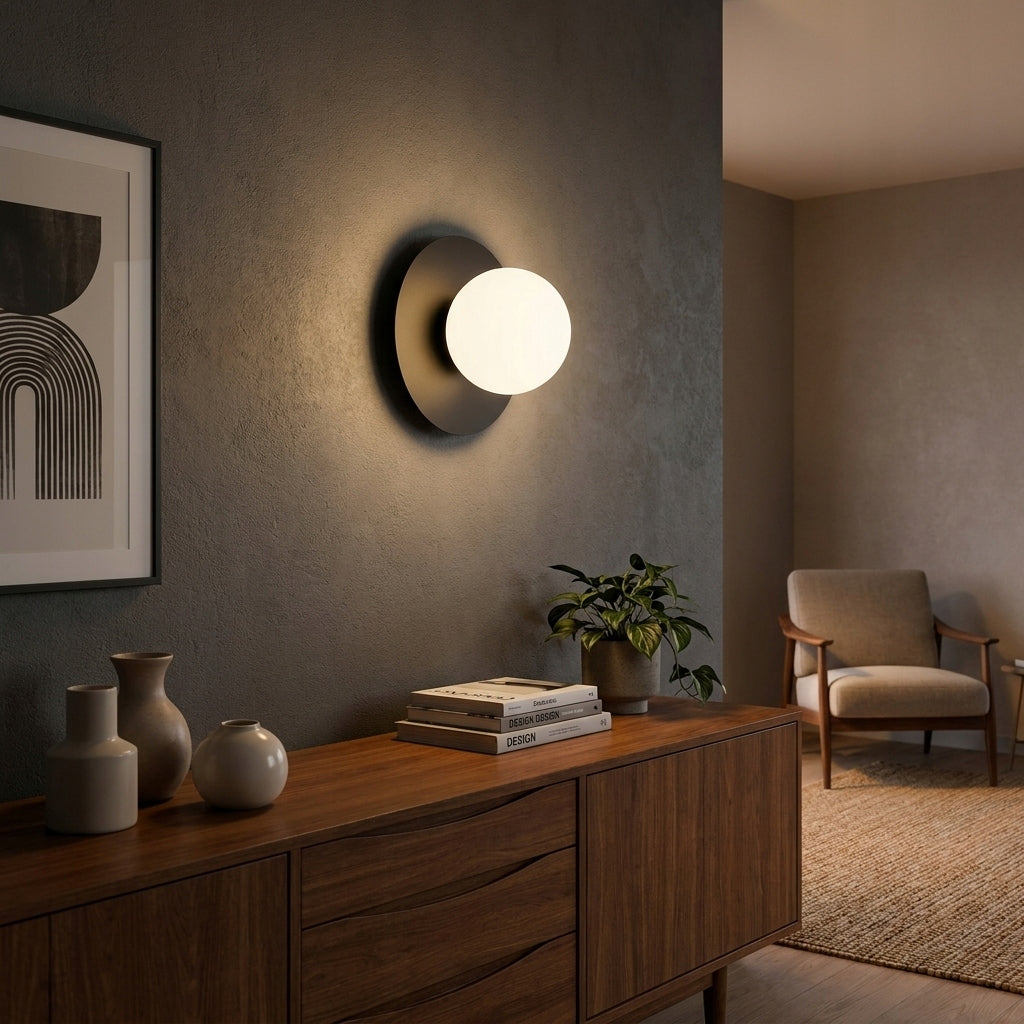 Wall Lamp Chandelier White Balls Nox Packaging status original