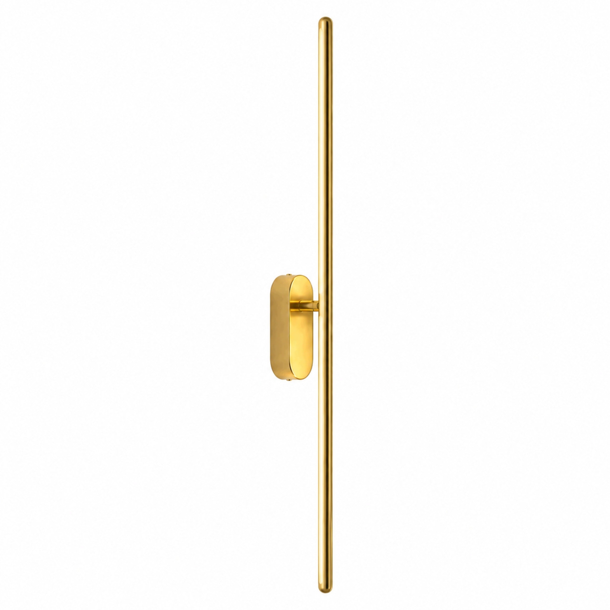 Wall Lamp Gold Modern Loft Slim Minimalist LED 61cm
