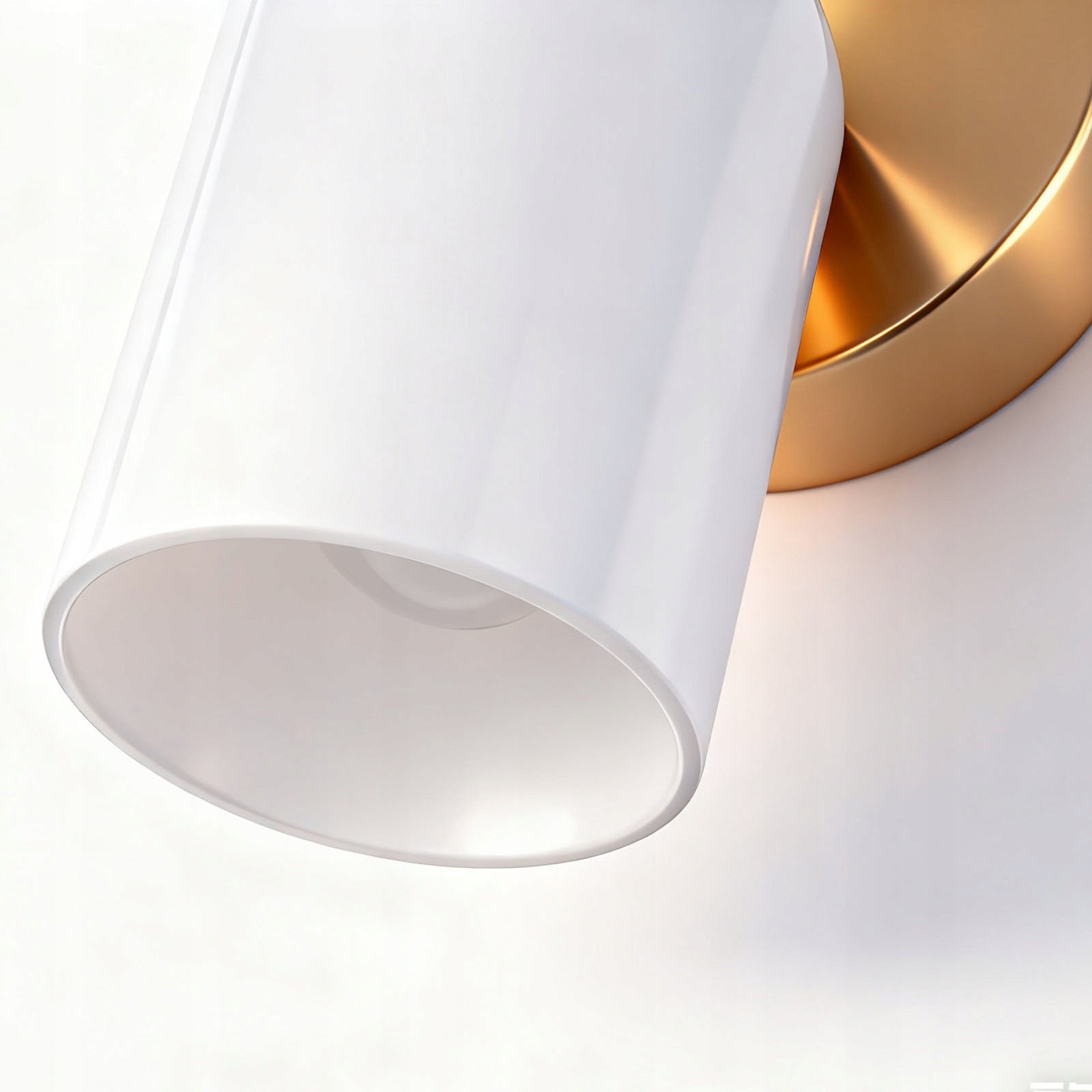 Wall Lamp Gold Modern Tube White Glass 2*E14 IP44 Manufacturer code EO-WL0882