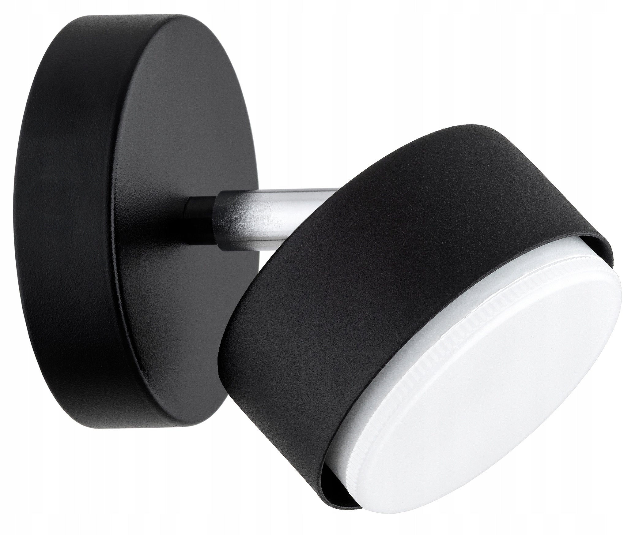 Wall Lamp Halogen Spot Adjustable Black Mono Gx53