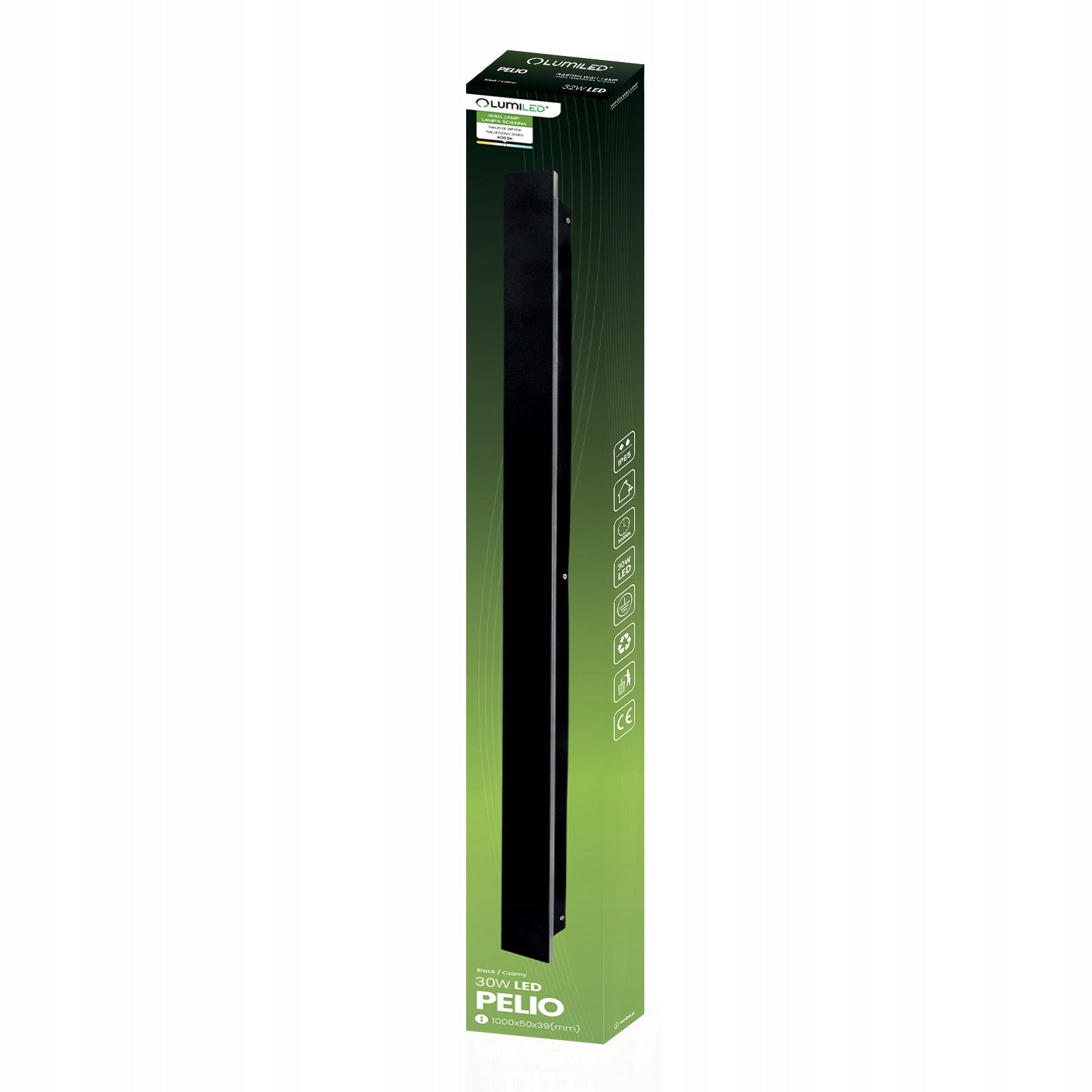 Wall Lamp LED Wall Mounted Facade Garden Lamp 30W 100cm IP65 Manufacturer code 768423 Lampka Oprawa Zewnętrzna