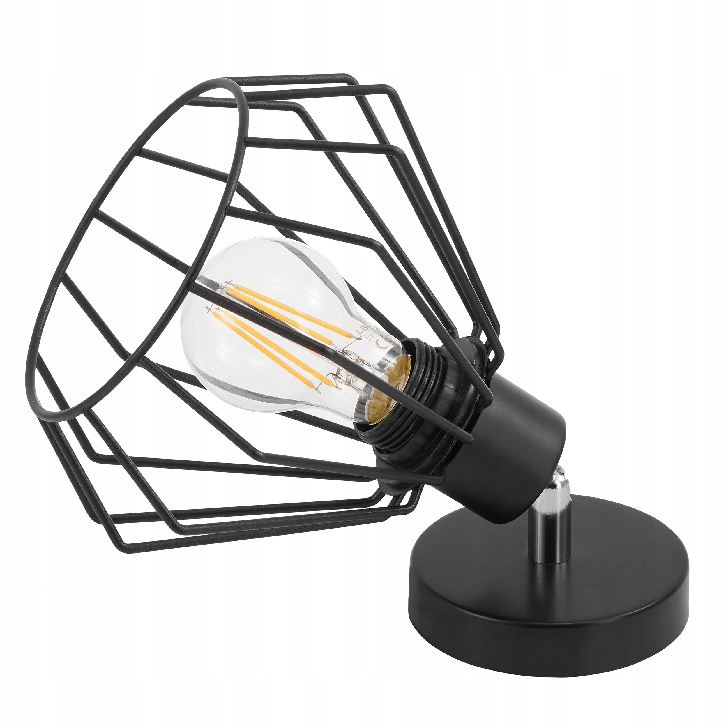 Wall Lamp Loft Wire LED Wall Lamp Manufacturer code 1364 BLACK