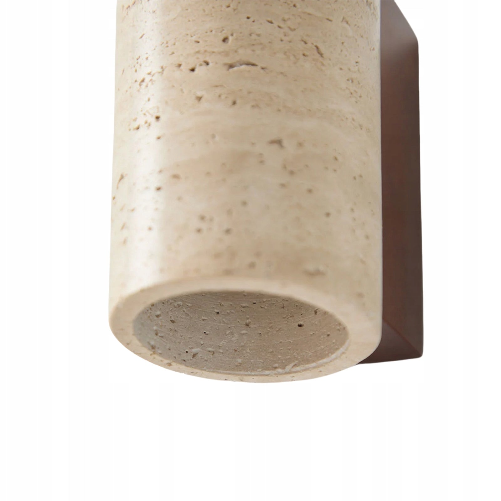 Wall Lamp Natural Yellow Travertine TUBE Modern GU10 Brand EOEXZAL