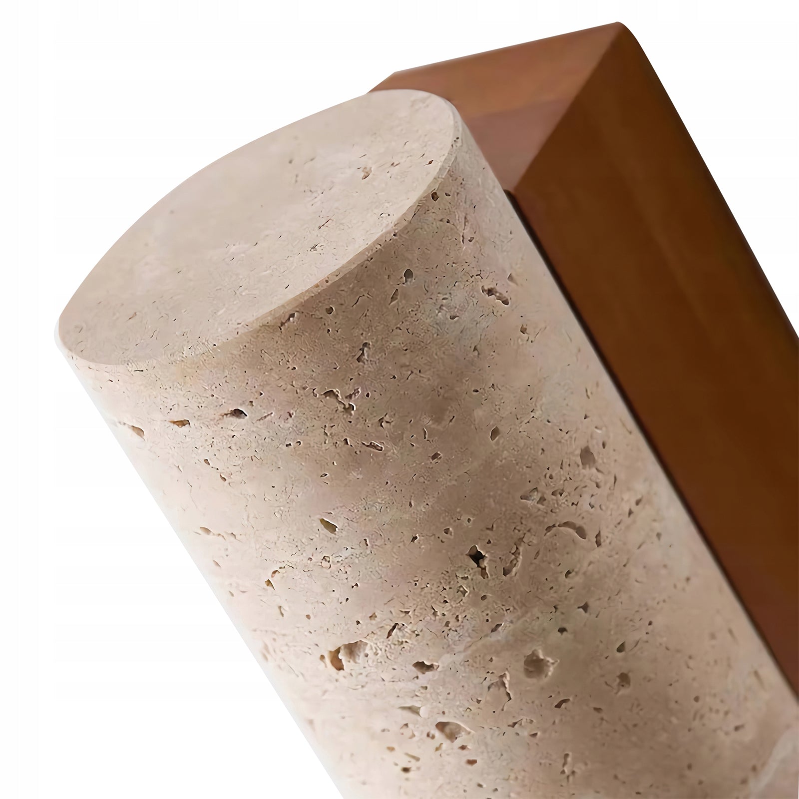 Wall Lamp Natural Yellow Travertine TUBE Modern GU10 Manufacturer code EO-WL0172