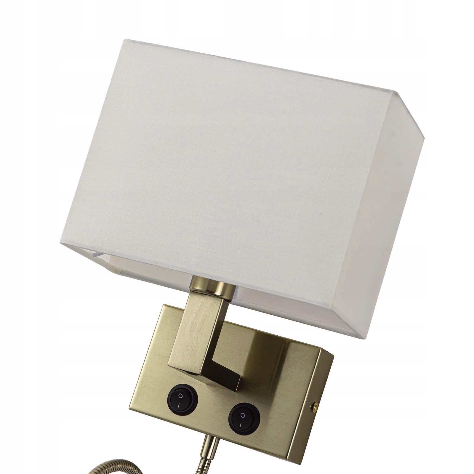 Wall Lamp Sconce with Switch with LED Reading Lamp Brass E14 Manufacturer code EO-WL0047