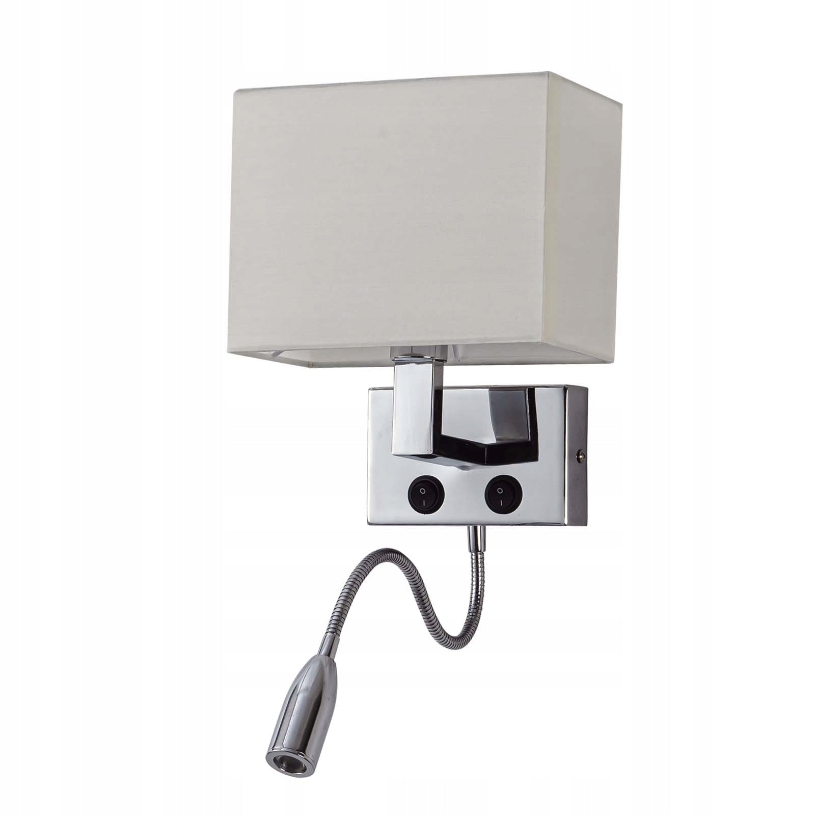 Wall Lamp with Switch with LED Reading Lamp Chrome E14 Packaging status original