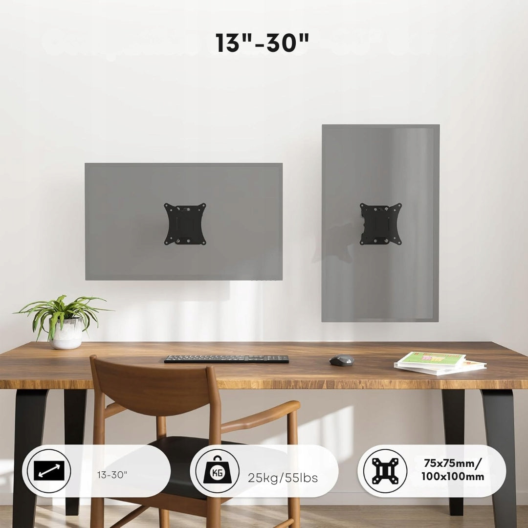 Wall Mount for TV 13-30" Rotary Adjustable up to 25kg BONTEC QwV Packaging status original