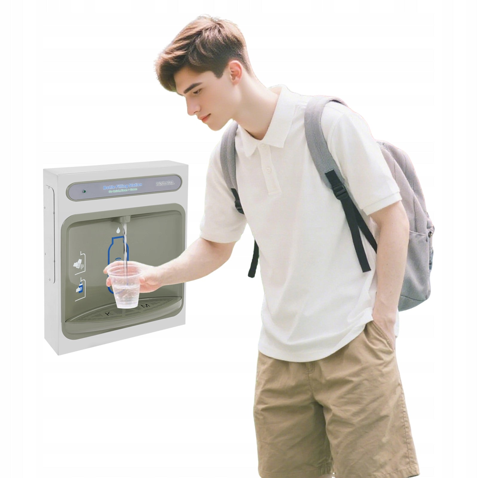Wall Mounted Bottle Filling Station Wall Mounted Instant Water Dispenser