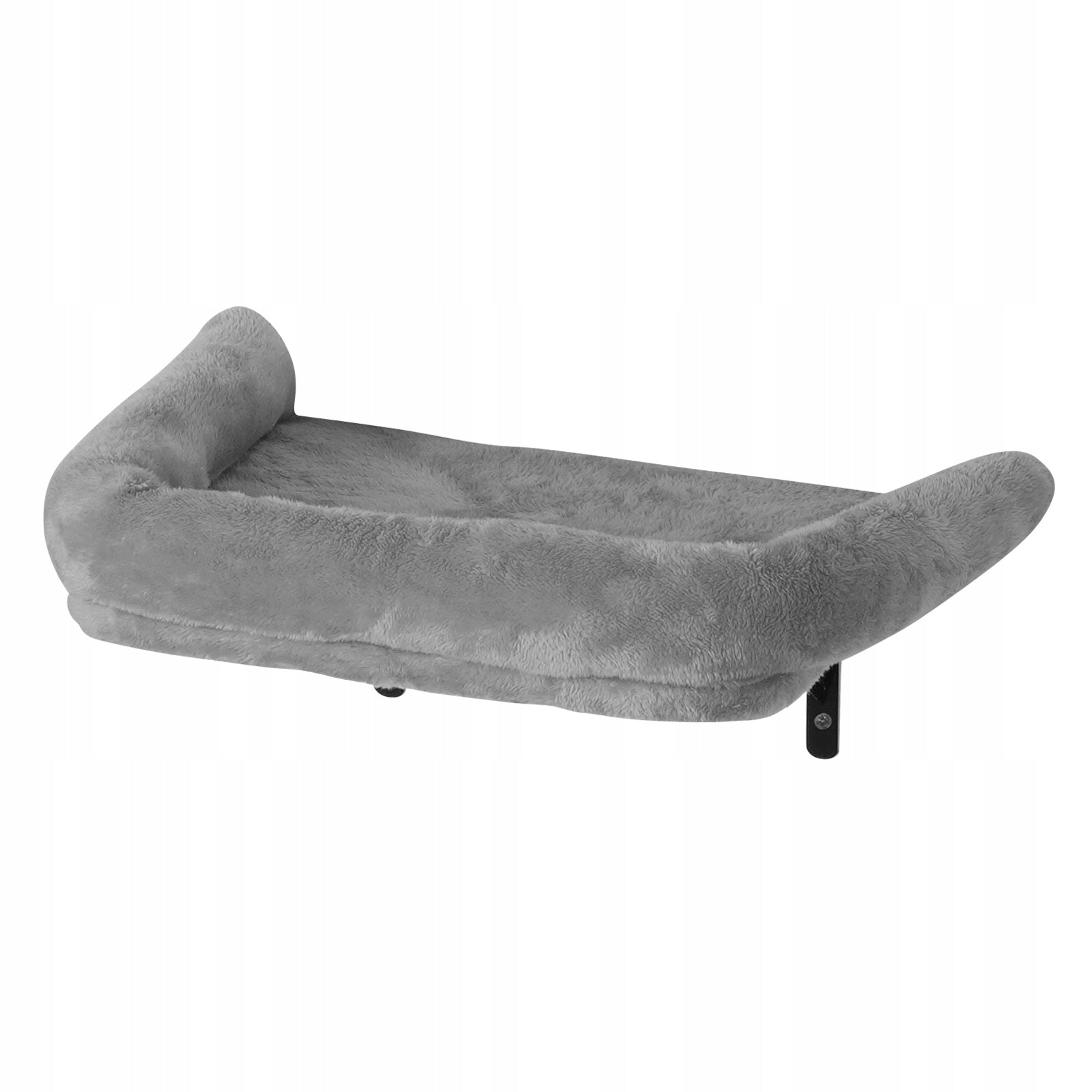 Wall Mounted Cat Shelves Tree with Jump Boards Hammock Sofa Grip Set of 6 Color gray