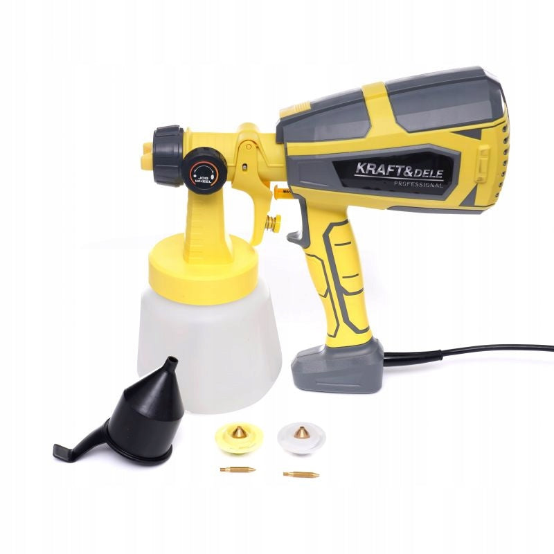 Wall Paint Gun Electric Paint Sprayer 3 Nozzles 1L 500w