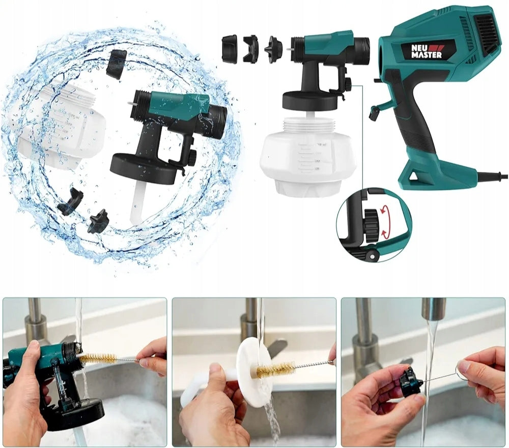 Wall Paint Spray Gun 1200 ml NEU MASTETR NSG0110-EU500 Manufacturer code NSG0110-EU500