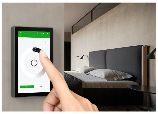 Wall Panel PRO-120 - SUPLA , Home Assist., Grenton, Smart Home - Black Brand Sonoff