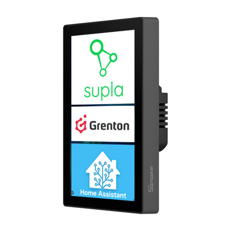 Wall Panel PRO-120 - SUPLA , Home Assist., Grenton, Smart Home - Black