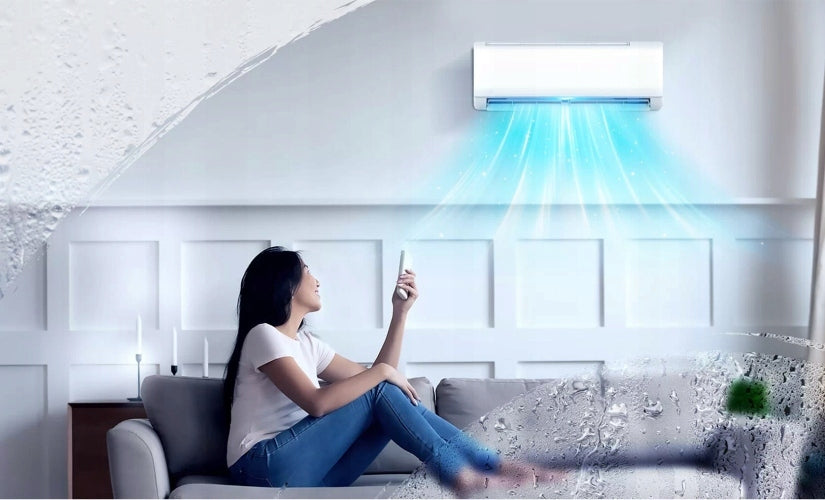 Wall air conditioner AUX Q-Smart Eco 5,3 kW Wi-Fi heating Functions cooling heating dehumidification ventilation