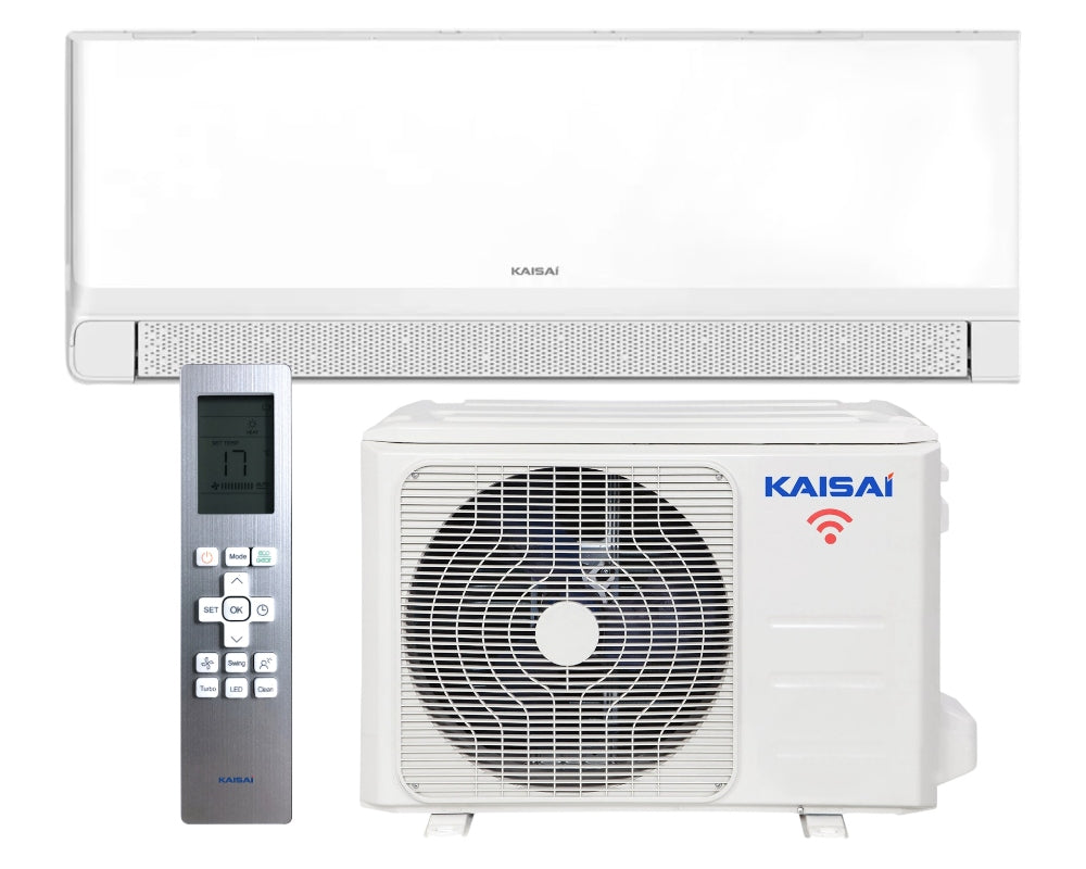 Wall air conditioner Kaisai GEO+ White 3,5kW energy efficient, ionizer