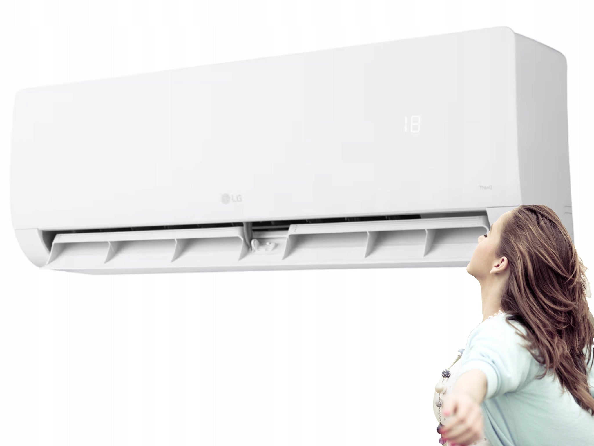 Wall air conditioner LG Dualcool WZ12AWN 3,5kW WIFI - set