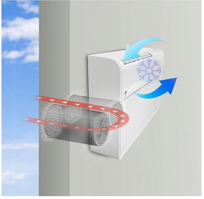 Wall air conditioner MONOBLOK 2,93kW inverter WiFi Heating Dehumidifier 24l/24h Brand EBERG