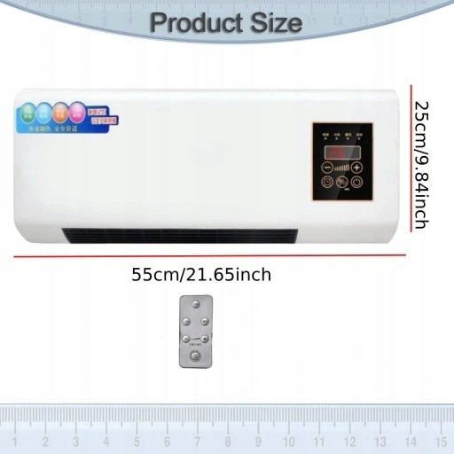 Wall air conditioner Natural wind and heating mode Packaging status original