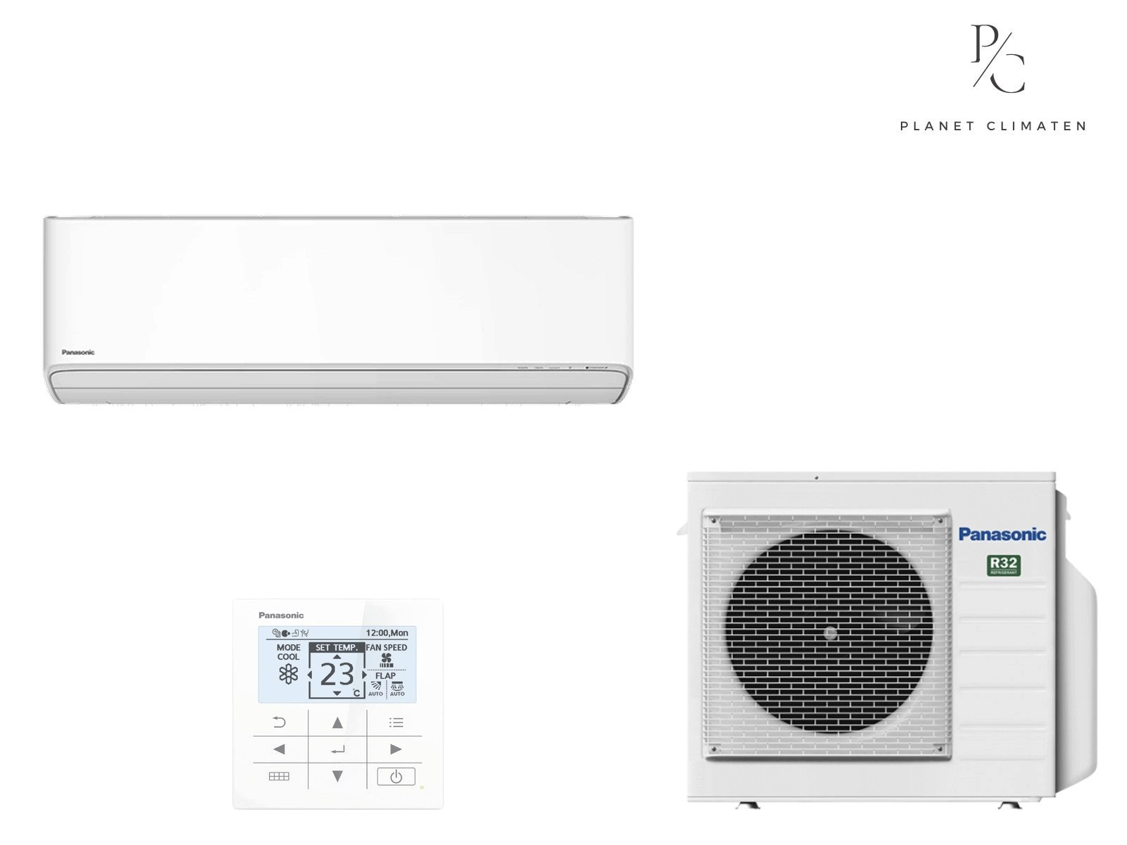 Wall air conditioner Panasonic BZ white 5 kW CS-BZ50CKEW/CU-BZ50CKE