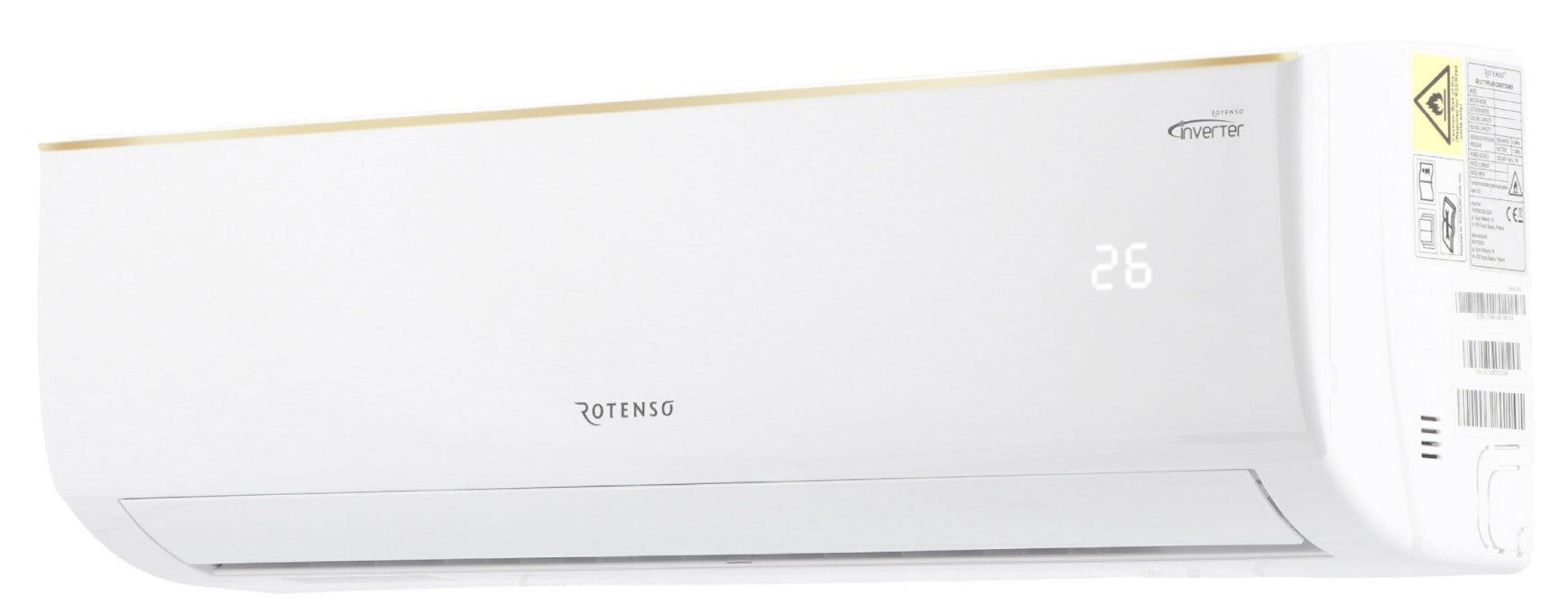 Wall air conditioner Rotenso Roni 2,6 kW white - set Brand Rotenso