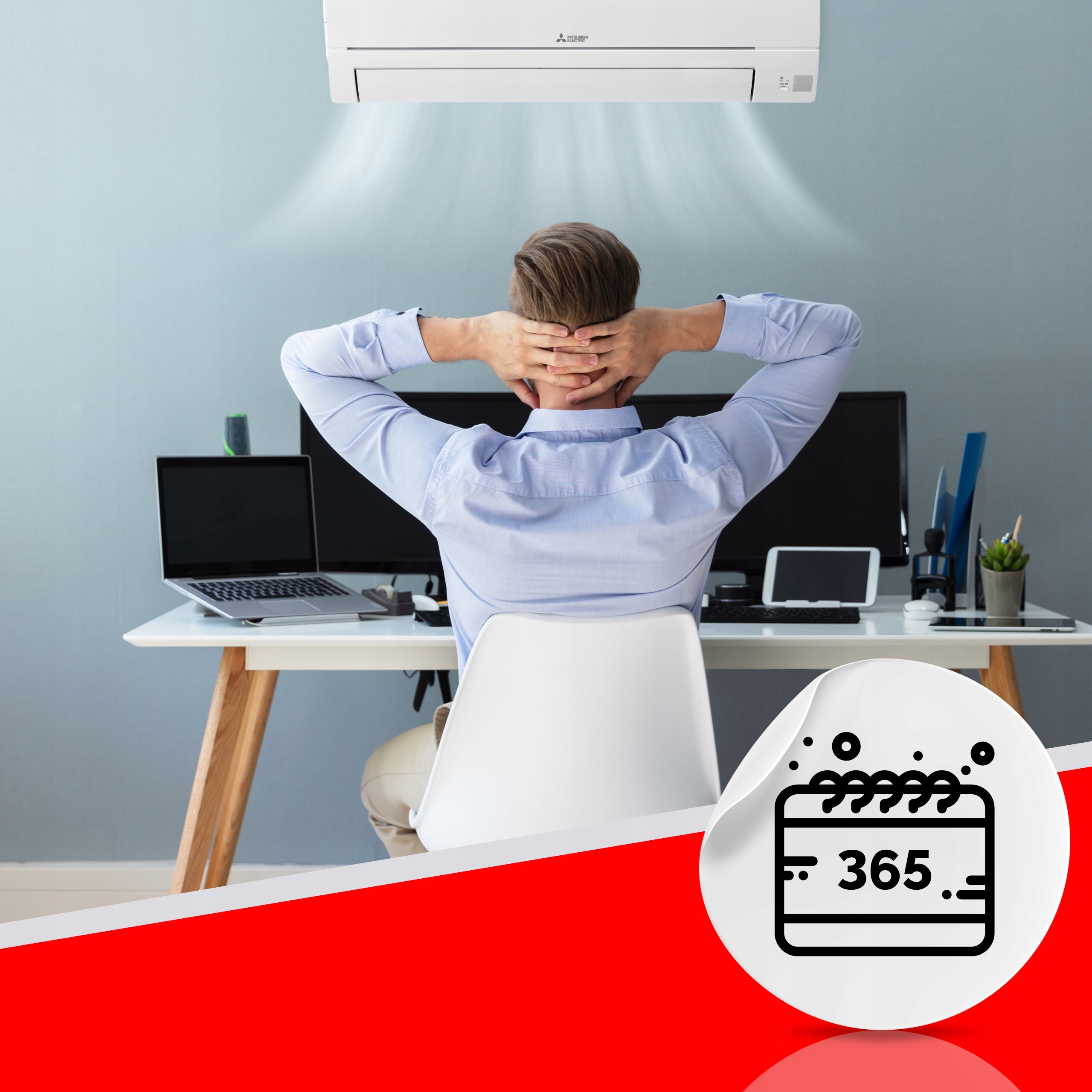 Wall air conditioning MITSUBISHI HR35 3,4kW 40m2 WIFI EFFICIENT AIR CONDITIONING Brand Mitsubishi