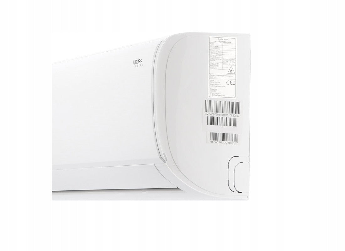 Wall air conditioning ROTENSO Ukura 3,5 kW WiFi Heating Cooling Cooling power 3517 W
