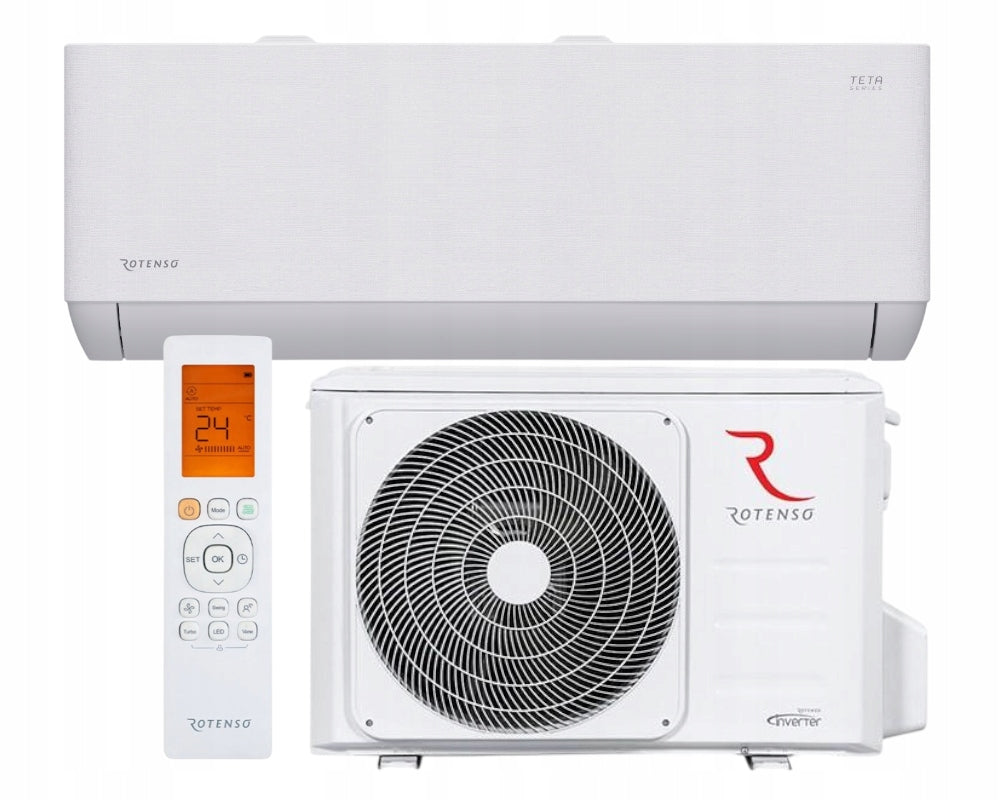 Wall air conditioning Rotenso TETA 5,2kW heating, lamp UW