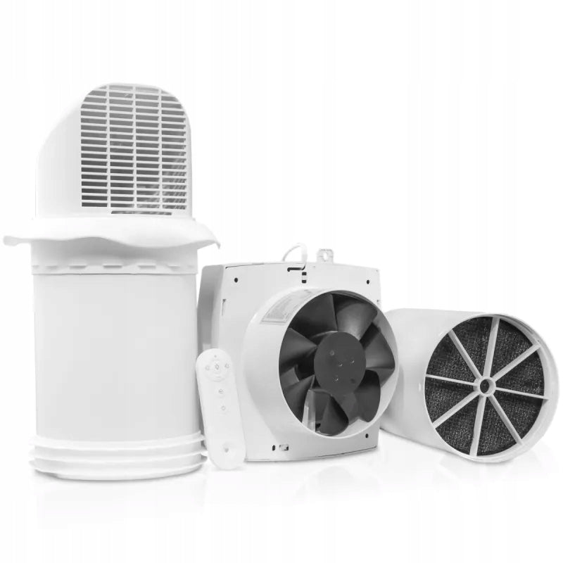 Wall air recuperator Weber, remote control, ø 160mm, 64m³/h length 95 cm EAN (GTIN) 5905832871956