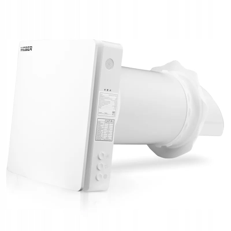 Wall air recuperator Weber remote control + wifi, ø 160mm, 64m³/h Manufacturer code AV-TTW6-W