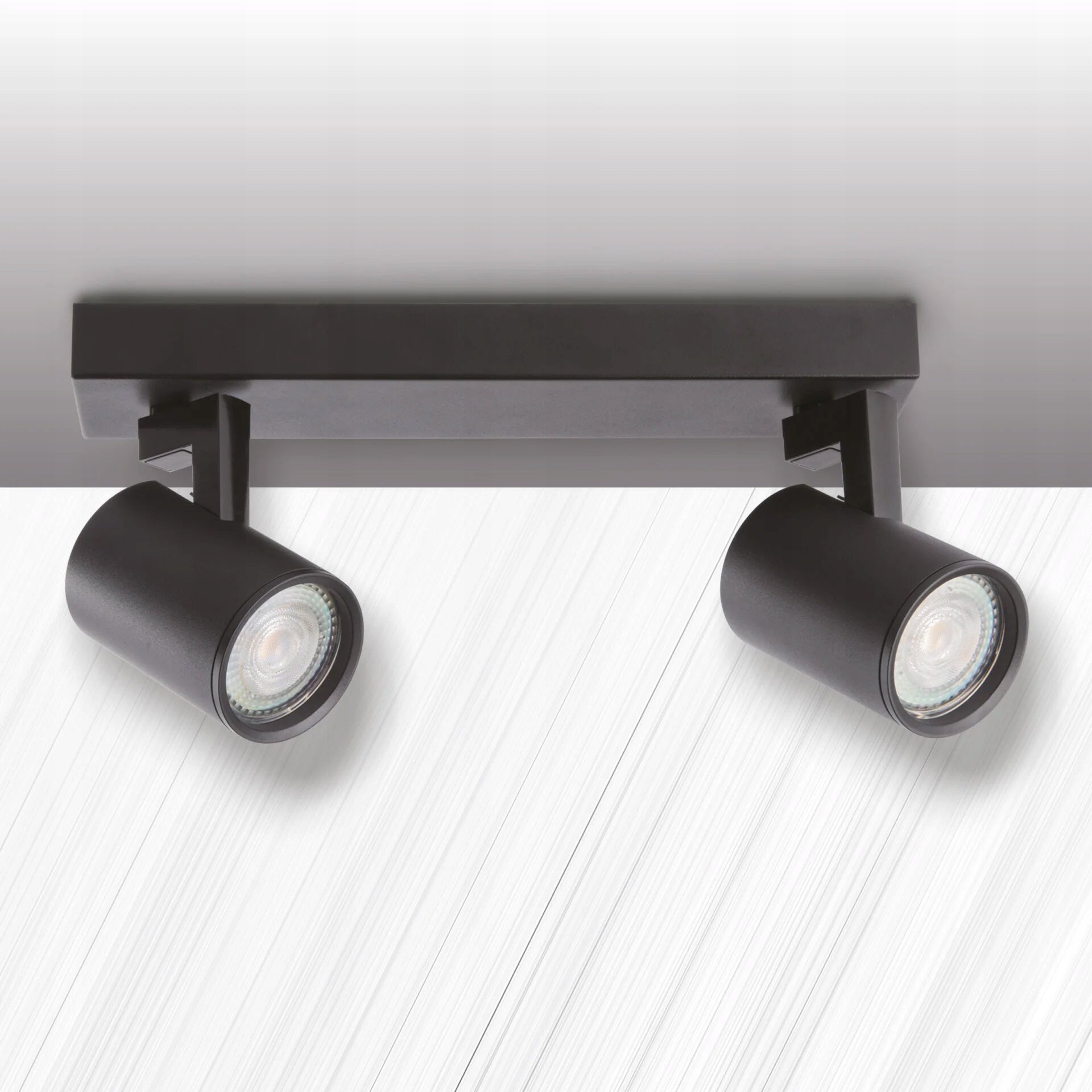 Wall-ceiling lamp LYNX 2xGU10 black movable Brand Goldlux