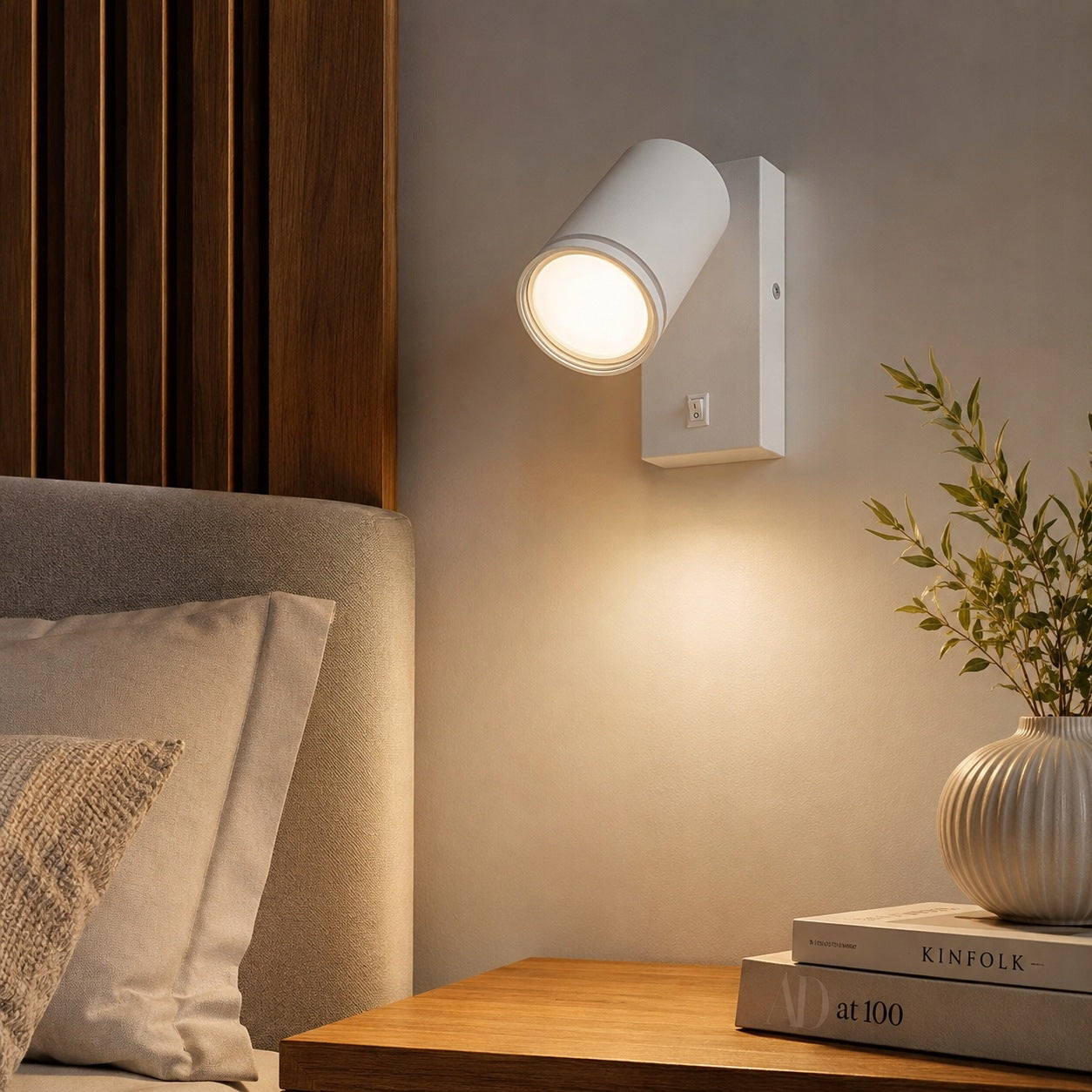 Wall lamp GU10 LED WALL LAMP FOR READING SWITCH WHITE Manufacturer code Kinkiet ścienny LAMPA ŚCIENNA GU10