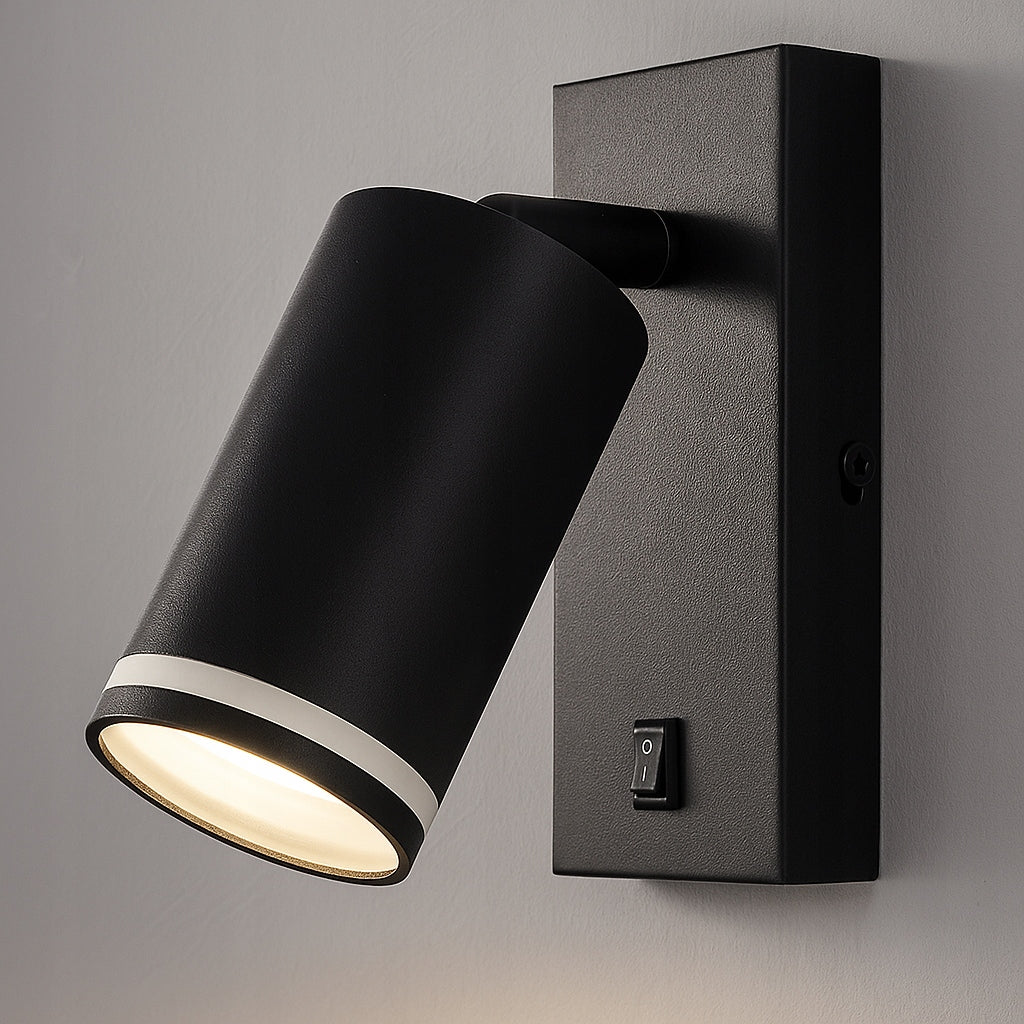 Wall lamp GU10 LED WALL LAMP FOR READING SWITCH black Packaging status original