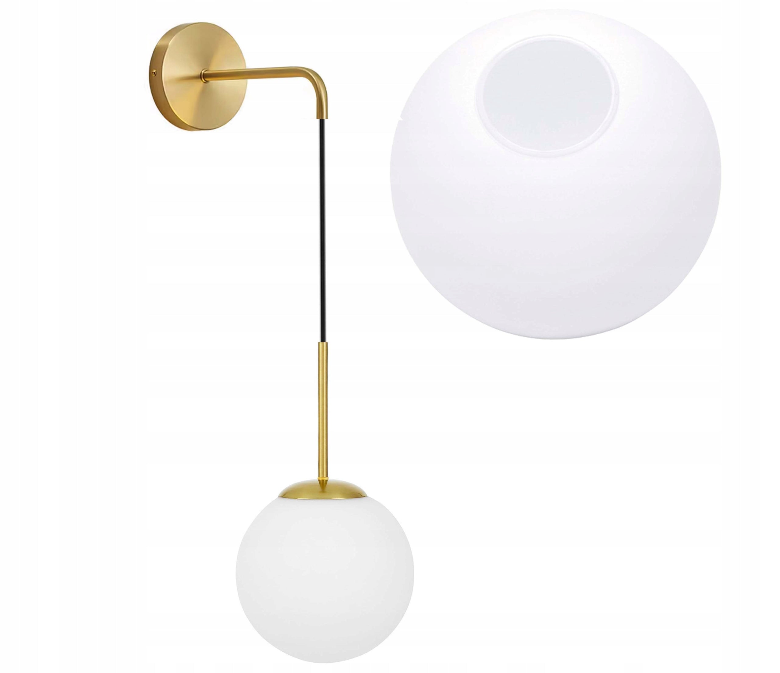 Wall lamp HANGING simple LOFT for lampshade GLASS BALL for 1x E27