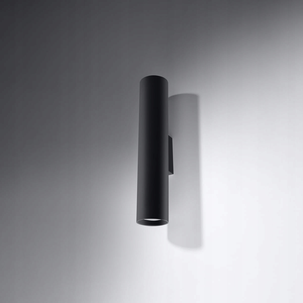 Wall lamp LAGOS 2 black SL.0330 Sollux Lighting Batteries included no