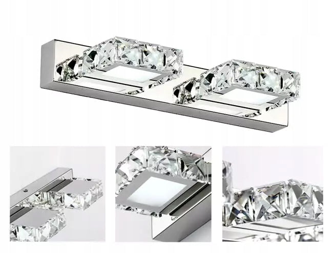 Wall lamp LED crystals above the mirror for bathroom hallway bathroom lamp