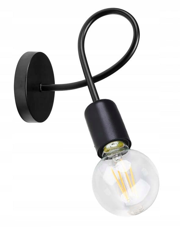 Wall lamp, curly wire LOFT EDISON 1x E27