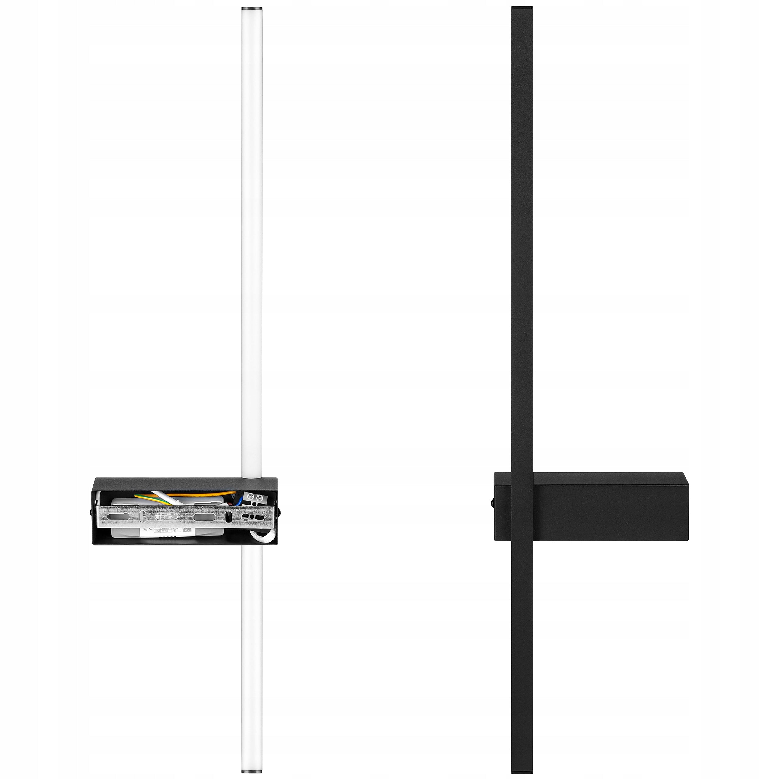 Wall lamp wall lamp 60cm indoor LED black for apartment Thread type built-in LED source