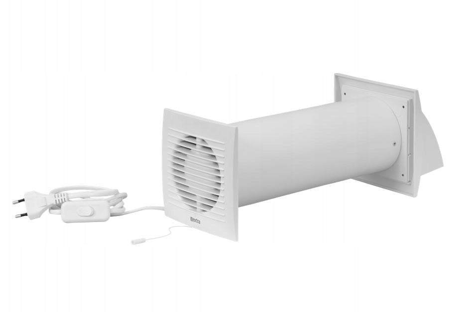Wall recuperator 125 mm + PLUG + SWITCH