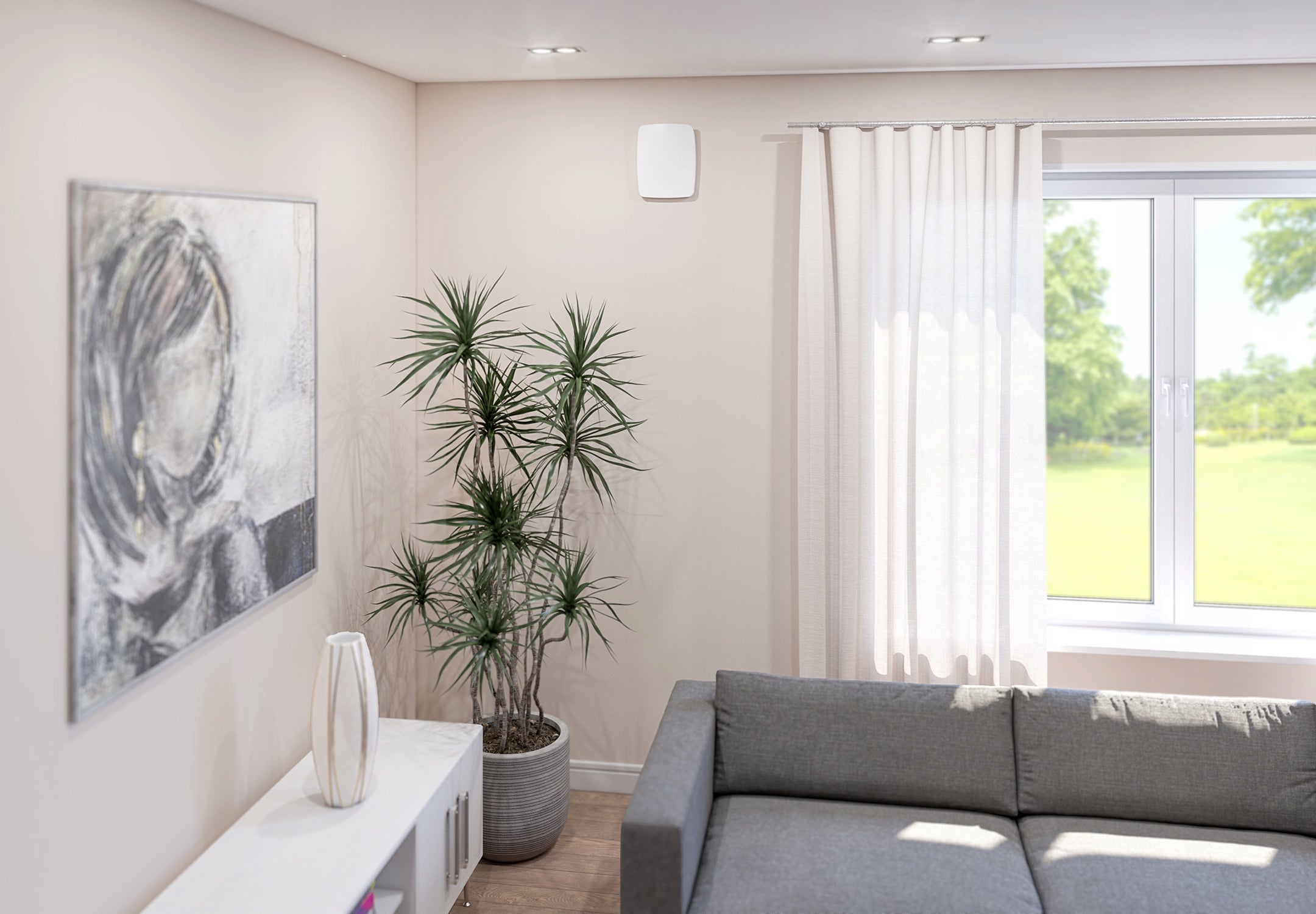 Wall recuperator KERS+ 25 100mm remote control 25m3/h humidity sensor Brand no brand