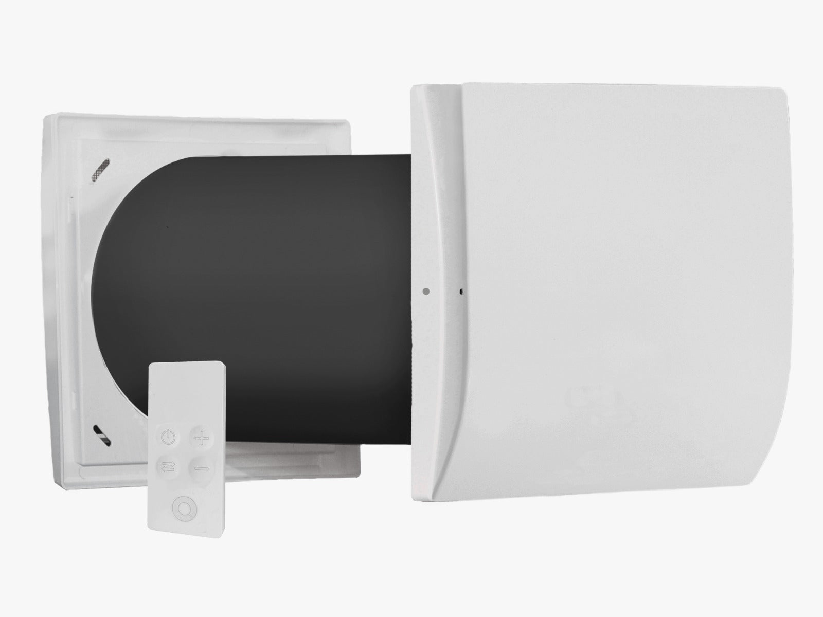 Wall recuperator PULSAR 100 quiet, efficient,100 mm, remote control,moisture sensor Packaging status original