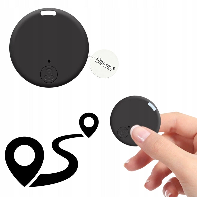 Wallet and Key Locator GPS Mini Keychain with Sound Black